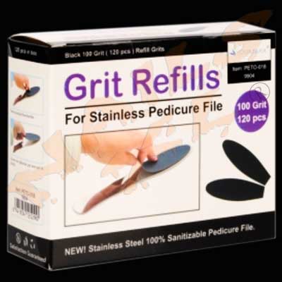 Kit 120 Lixas Grossas Para Pedicure