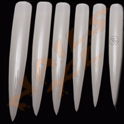 Conjunto de 12 Tips Longos